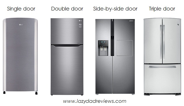 Types of refrigerators