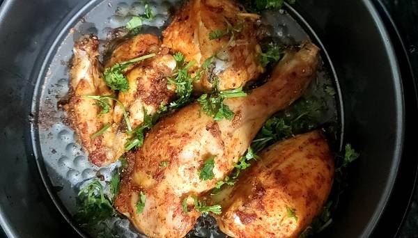 Made Baked Chicken with Microwave Oven